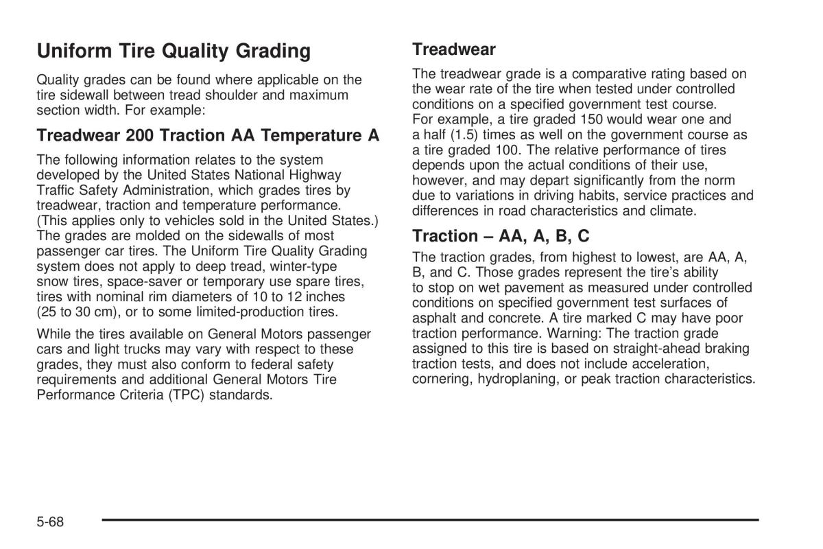 Chevrolet Astro II 2 owners manual / page 280