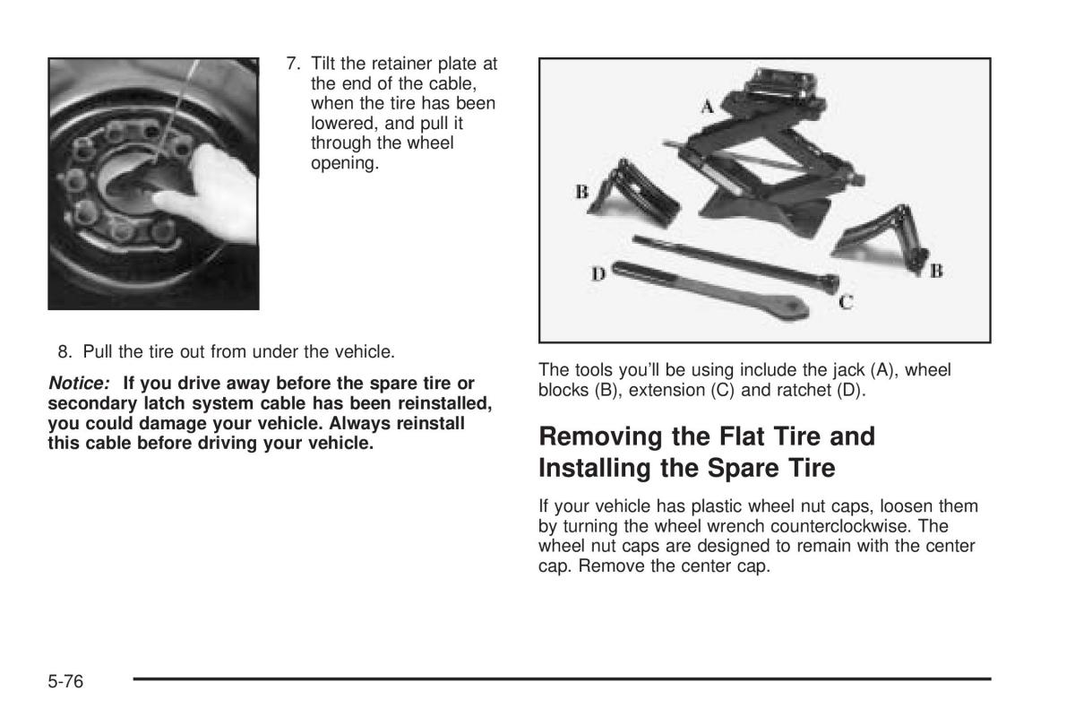 Chevrolet Astro II 2 owners manual / page 288