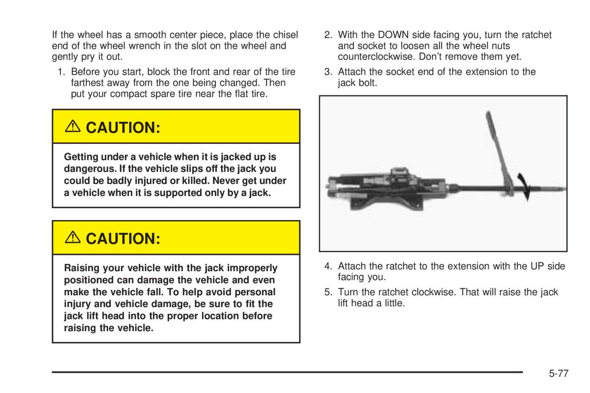 Chevrolet Astro II 2 owners manual / page 289