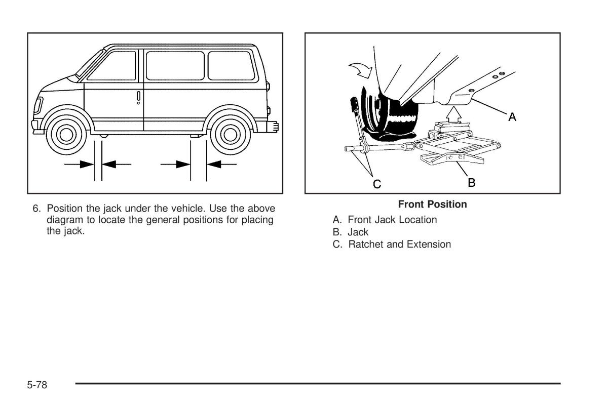 Chevrolet Astro II 2 owners manual / page 290