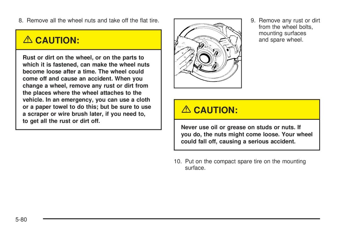 Chevrolet Astro II 2 owners manual / page 292