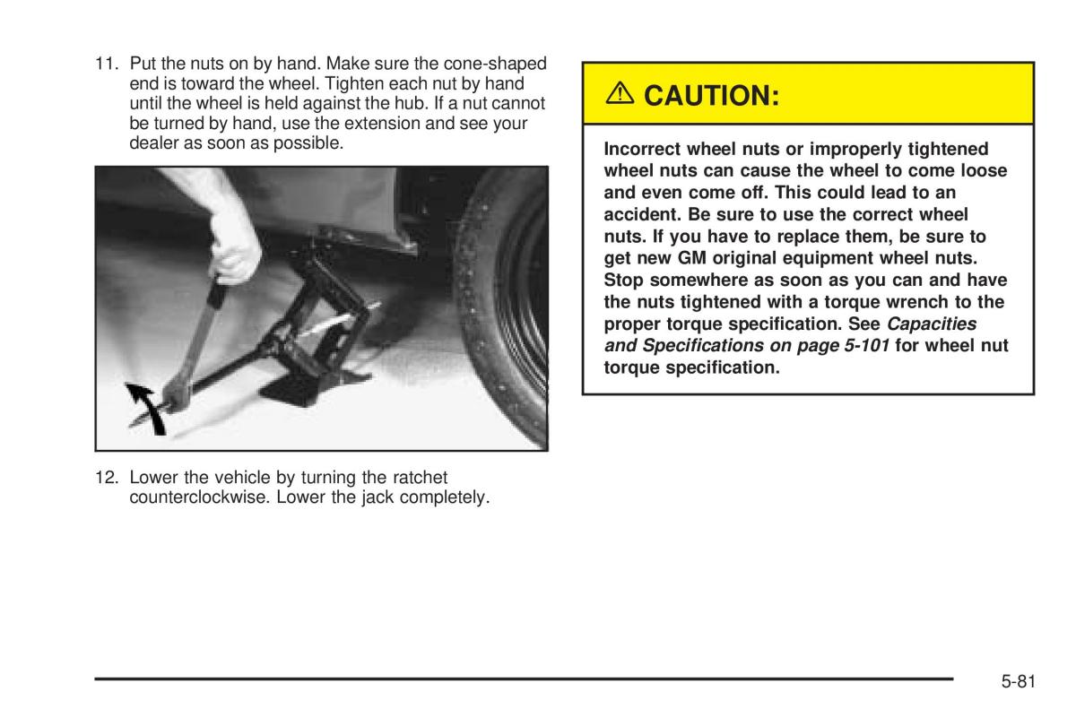 Chevrolet Astro II 2 owners manual / page 293