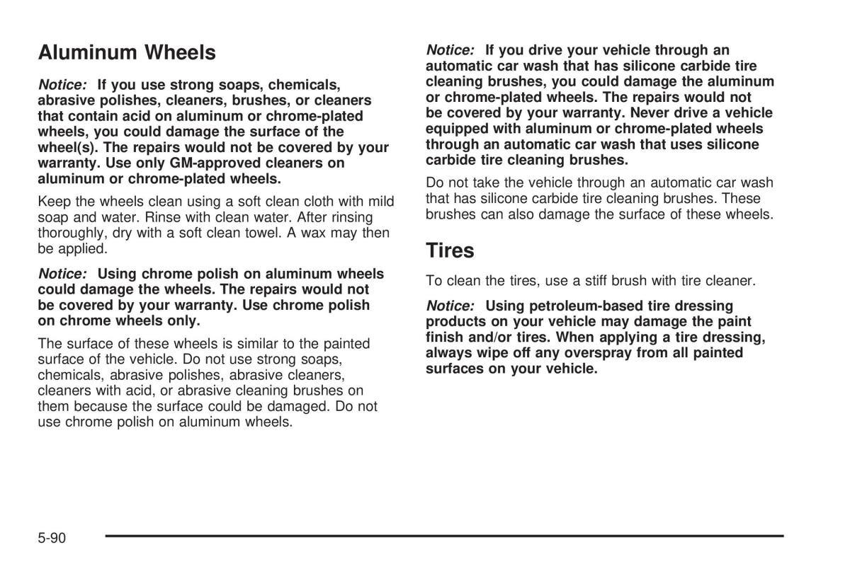 Chevrolet Astro II 2 owners manual / page 302