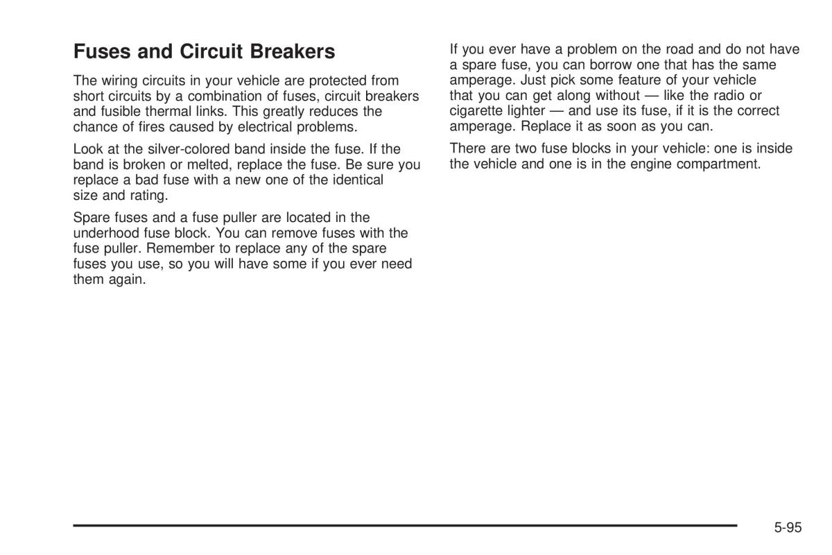 Chevrolet Astro II 2 owners manual / page 307