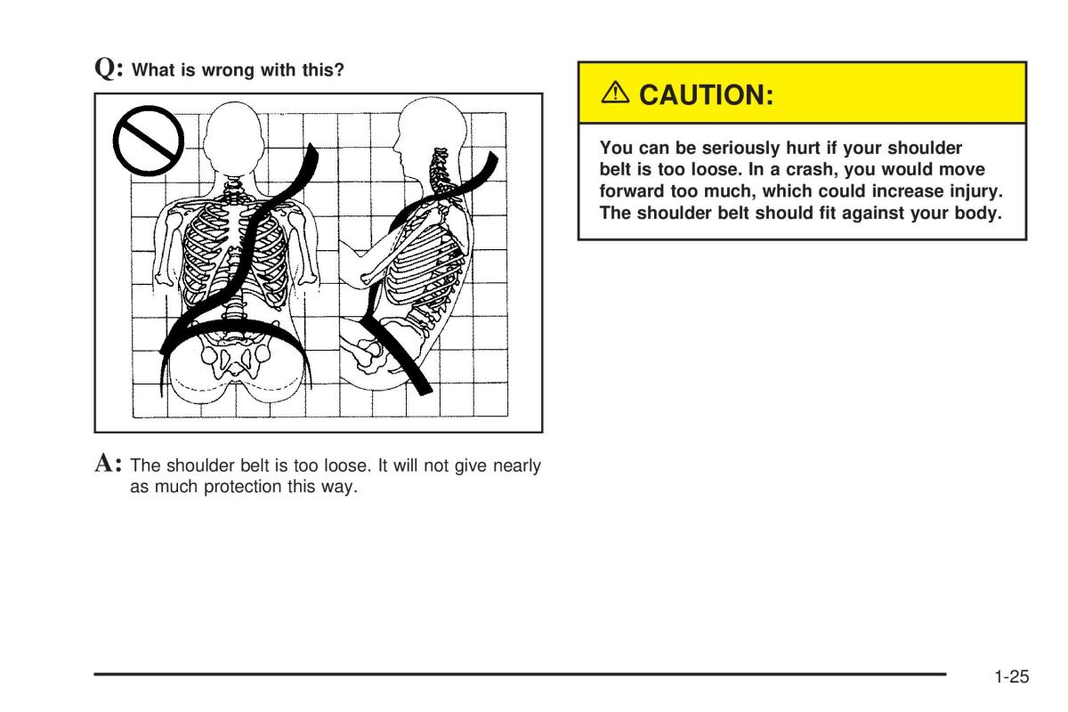 Chevrolet Astro II 2 owners manual / page 31