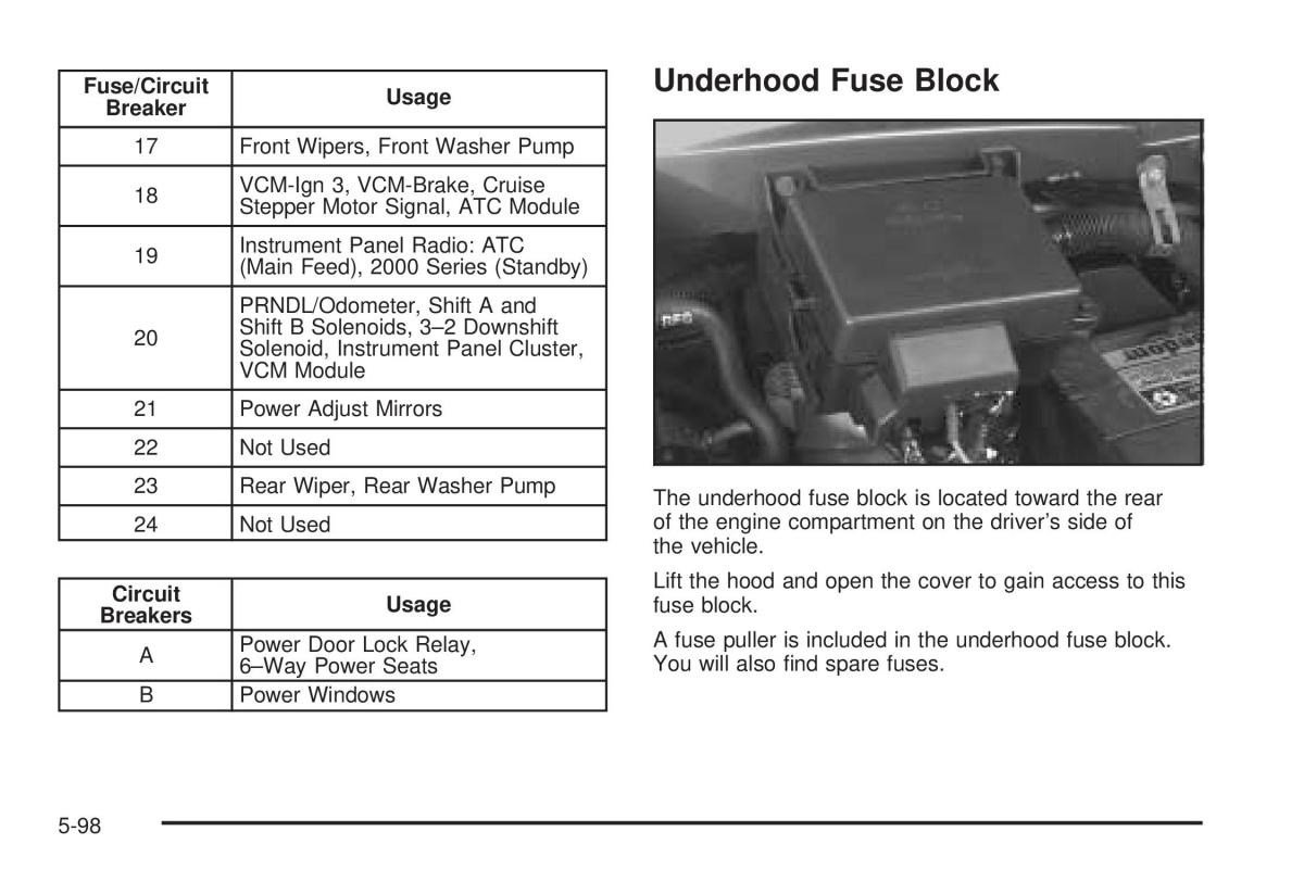 Chevrolet Astro II 2 owners manual / page 310