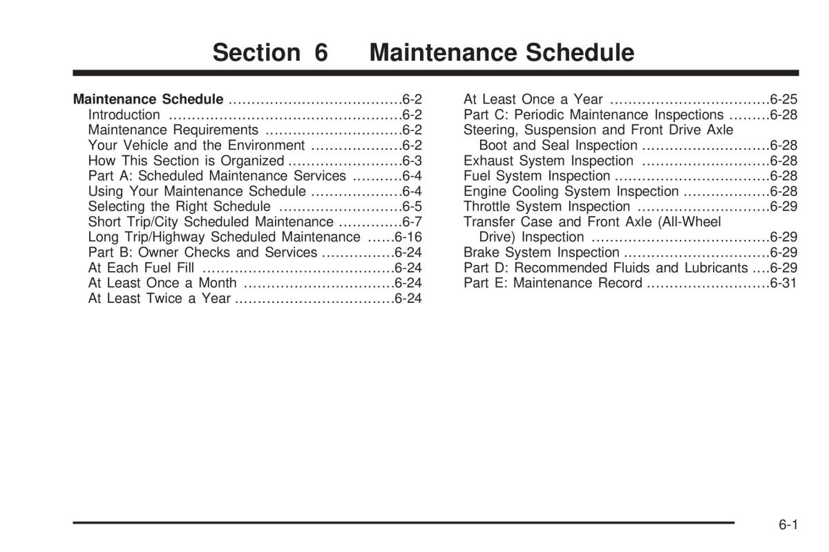 Chevrolet Astro II 2 owners manual / page 315