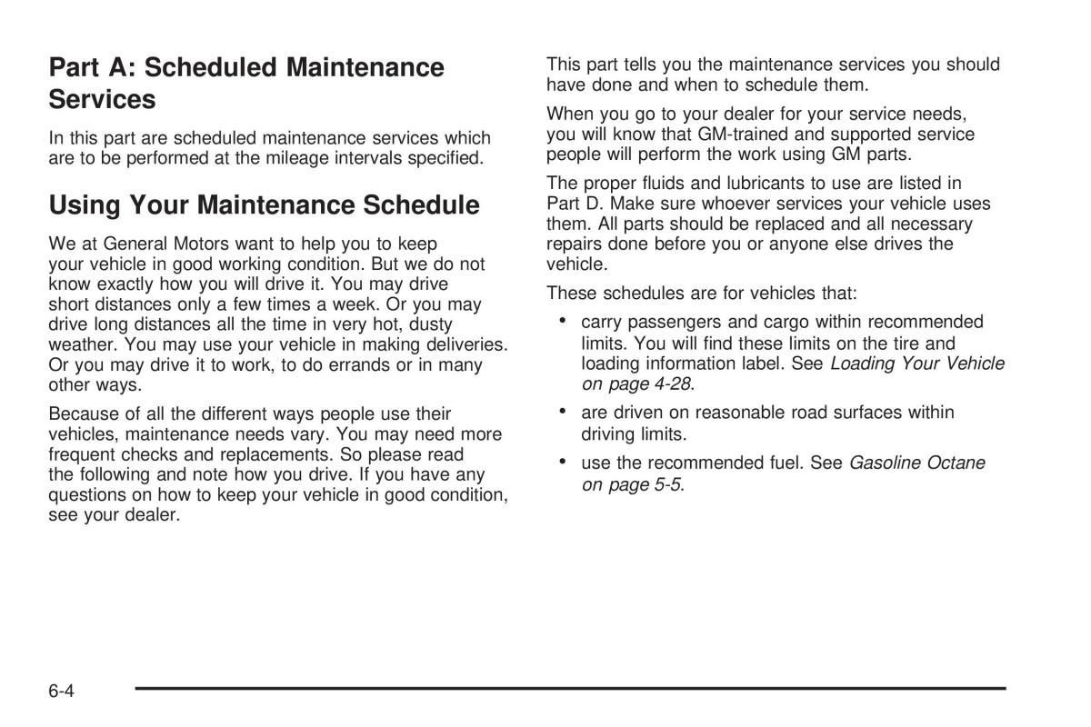 Chevrolet Astro II 2 owners manual / page 318