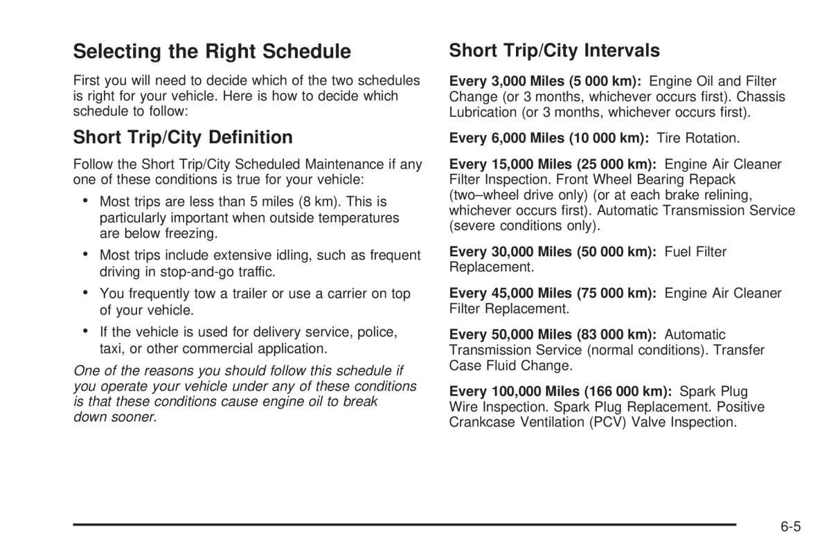 Chevrolet Astro II 2 owners manual / page 319