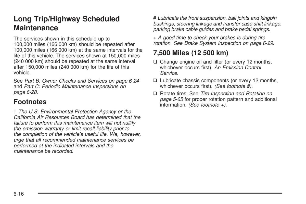 Chevrolet Astro II 2 owners manual / page 330