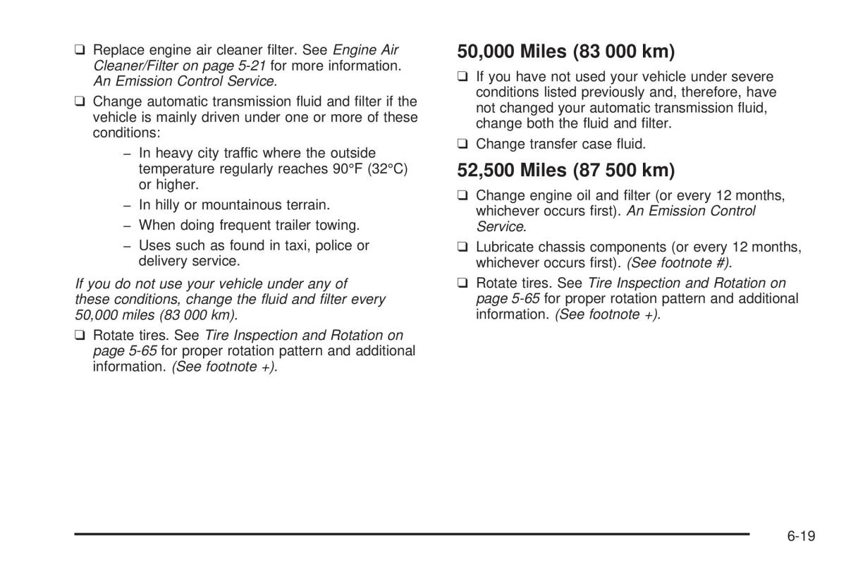 Chevrolet Astro II 2 owners manual / page 333