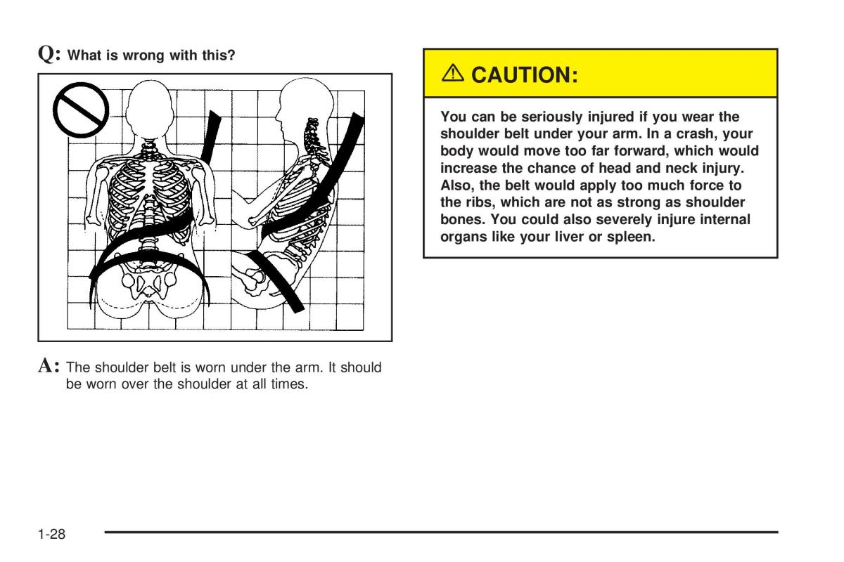 Chevrolet Astro II 2 owners manual / page 34