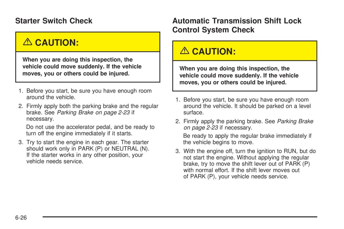 Chevrolet Astro II 2 owners manual / page 340