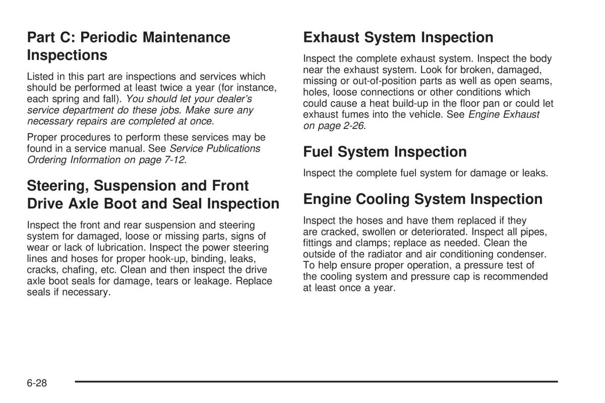 Chevrolet Astro II 2 owners manual / page 342