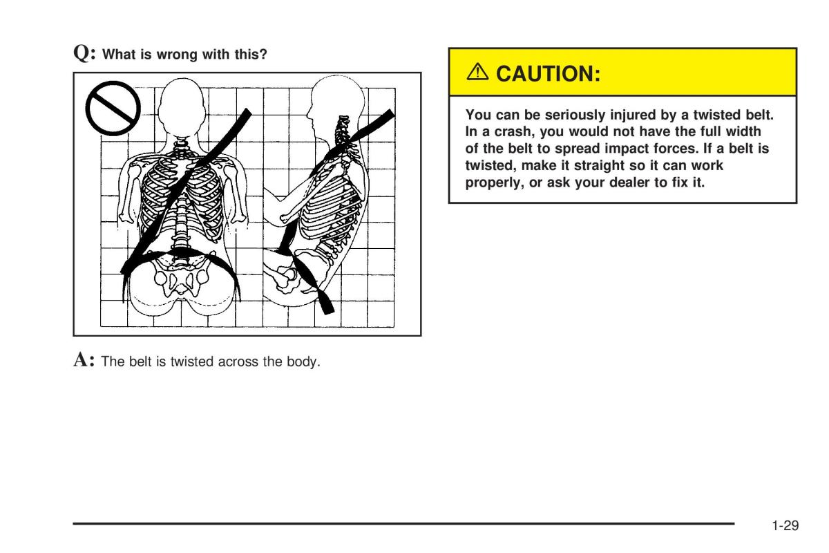 Chevrolet Astro II 2 owners manual / page 35