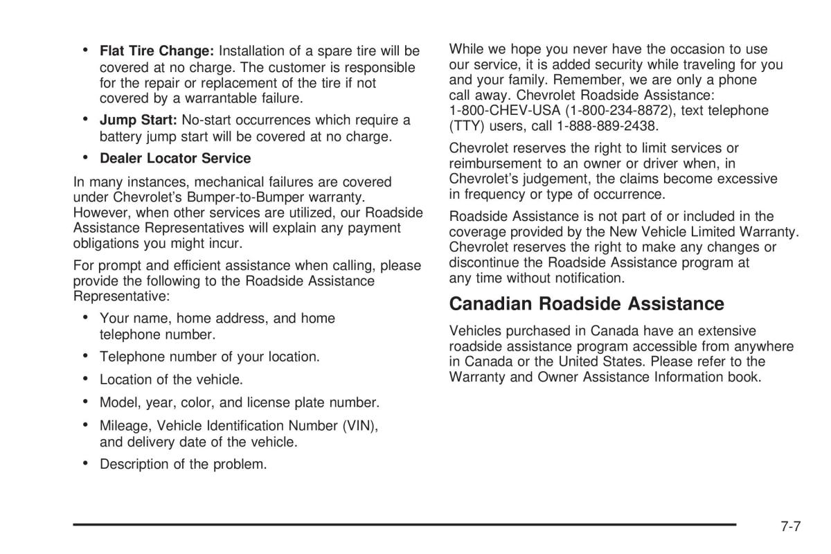 Chevrolet Astro II 2 owners manual / page 355