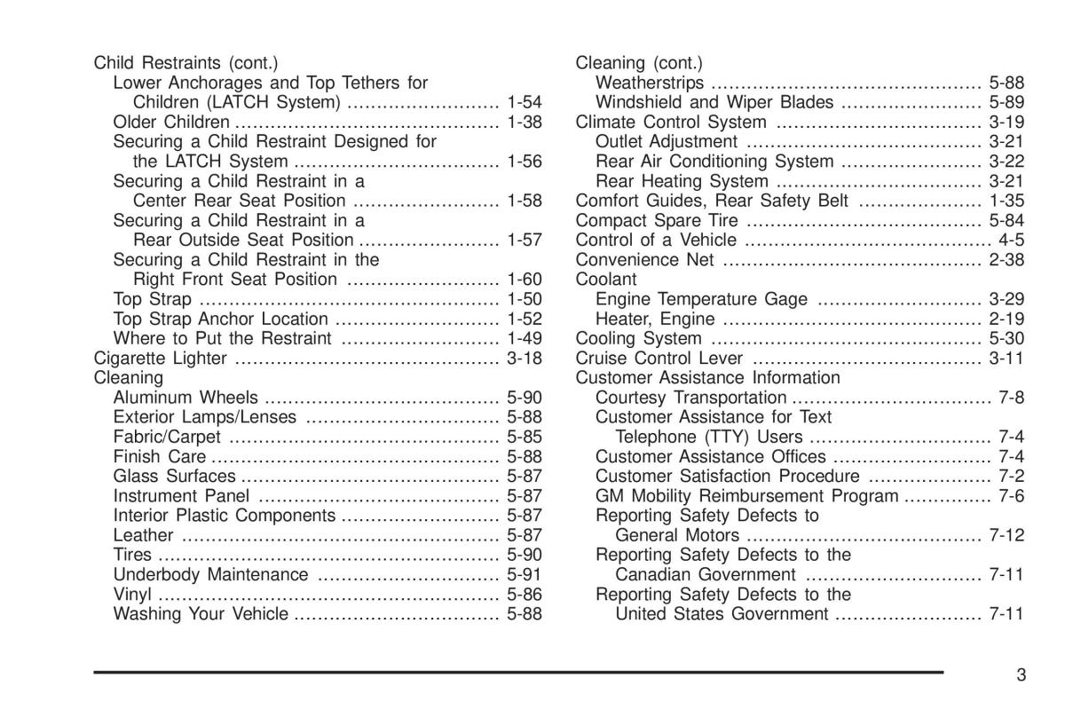 Chevrolet Astro II 2 owners manual / page 365