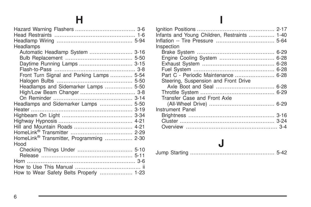 Chevrolet Astro II 2 owners manual / page 368