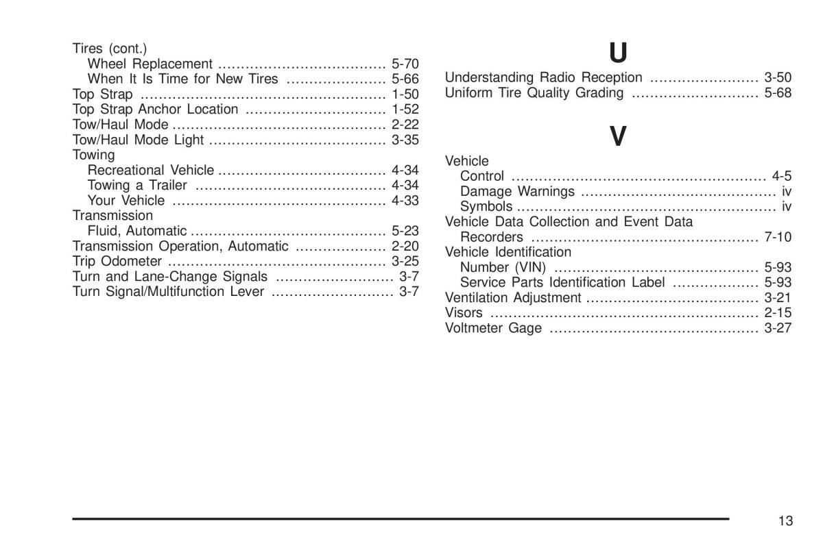 Chevrolet Astro II 2 owners manual / page 375