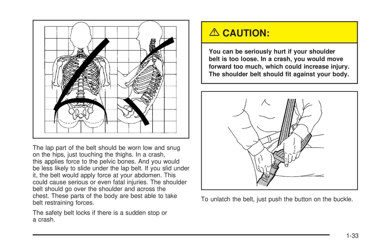 Chevrolet Astro II 2 owners manual / page 39