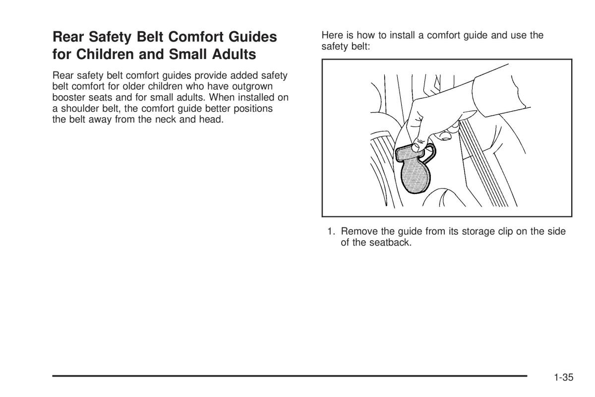 Chevrolet Astro II 2 owners manual / page 41