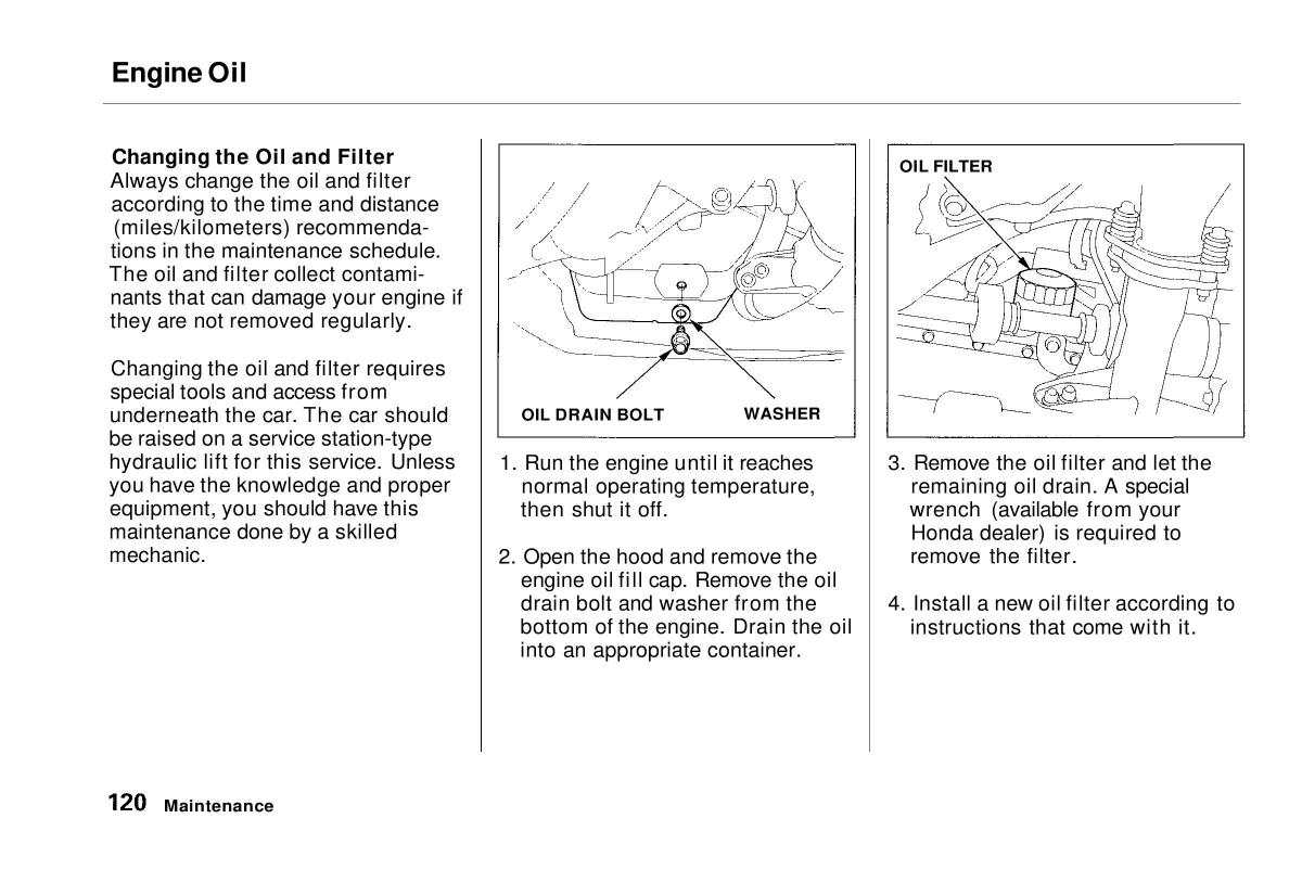 manual  Honda Civic VI 6 Hatchback owners manual / page 115