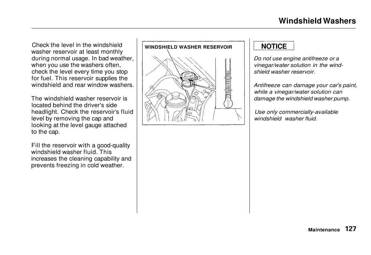 manual  Honda Civic VI 6 Hatchback owners manual / page 122