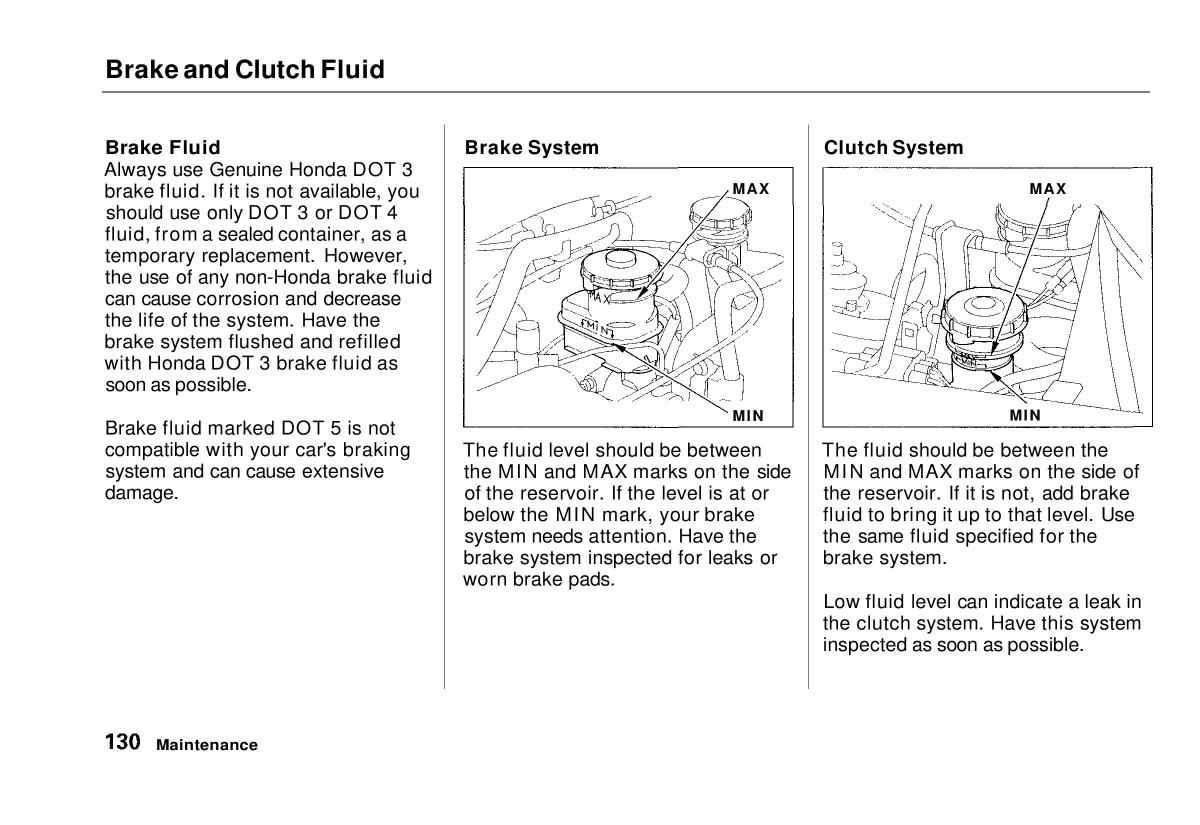 manual  Honda Civic VI 6 Hatchback owners manual / page 125