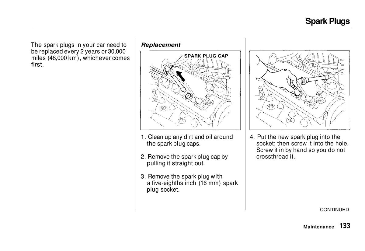 manual  Honda Civic VI 6 Hatchback owners manual / page 128