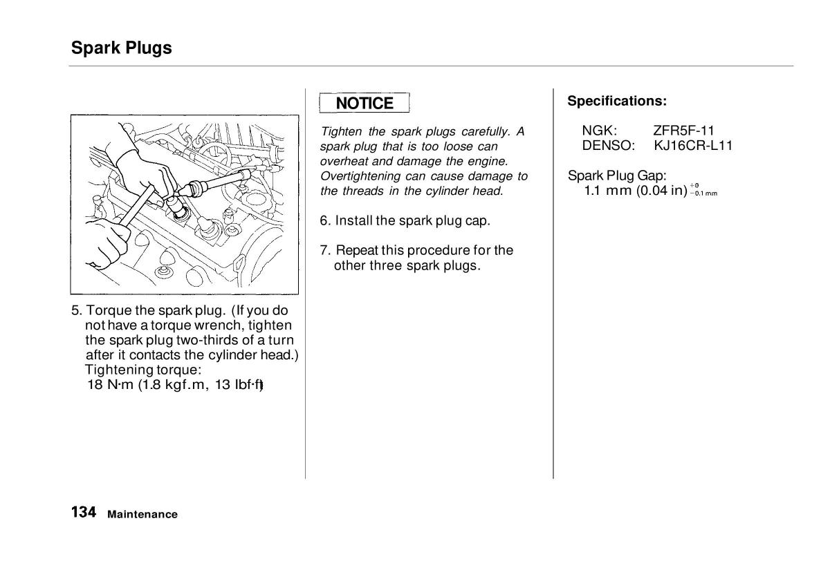 manual  Honda Civic VI 6 Hatchback owners manual / page 129