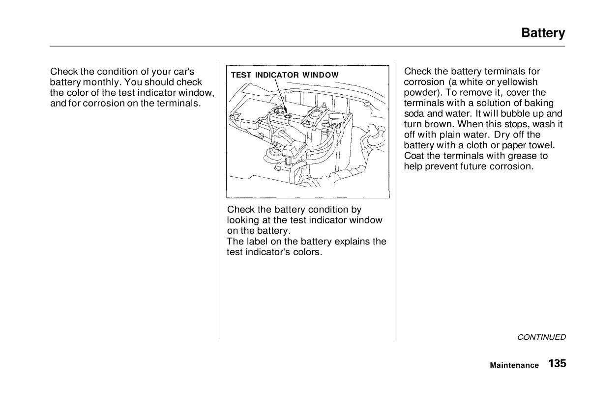 manual  Honda Civic VI 6 Hatchback owners manual / page 130