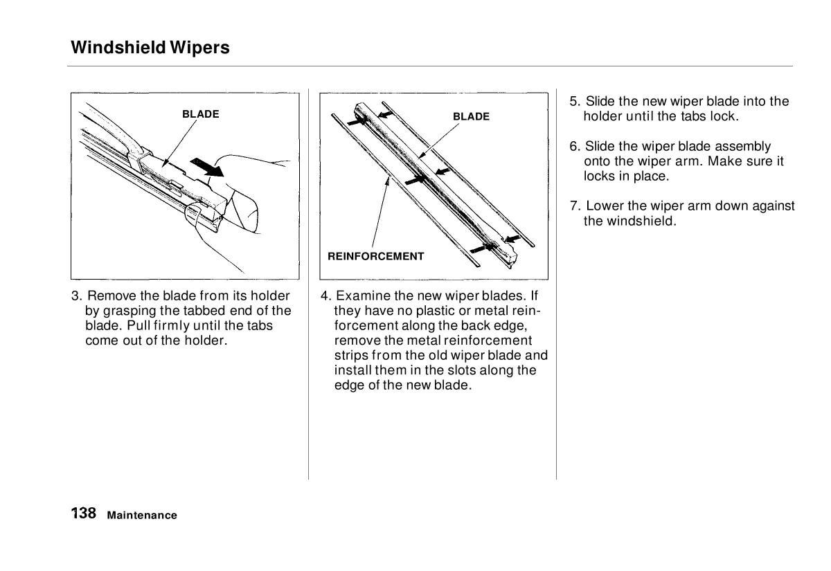 manual  Honda Civic VI 6 Hatchback owners manual / page 133