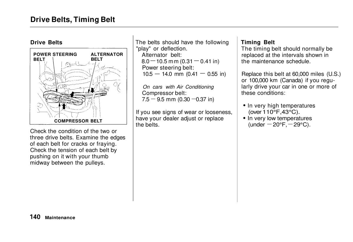 manual  Honda Civic VI 6 Hatchback owners manual / page 135