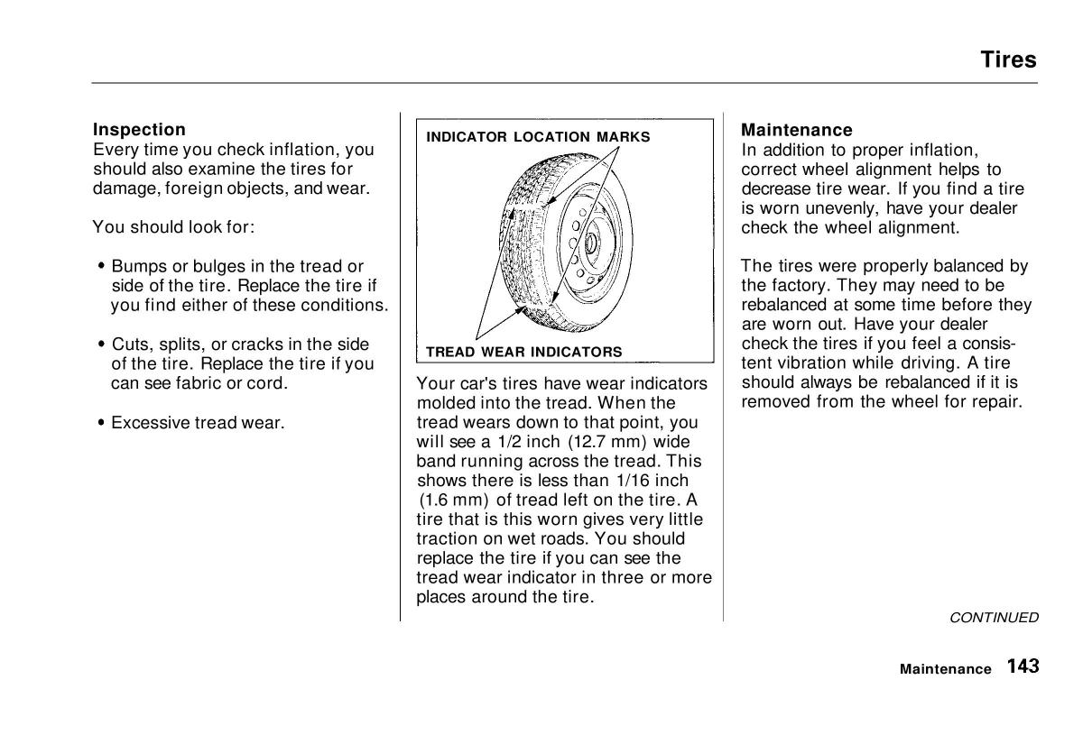 manual  Honda Civic VI 6 Hatchback owners manual / page 138