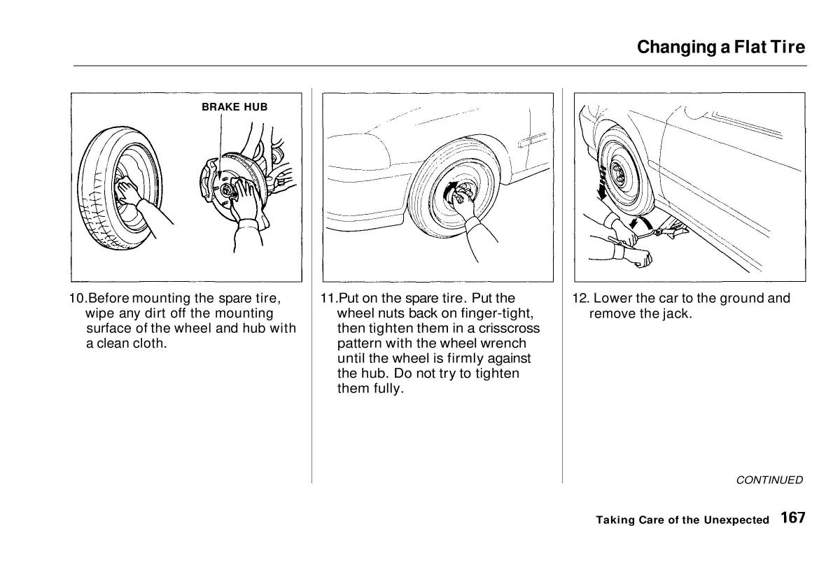 manual  Honda Civic VI 6 Hatchback owners manual / page 162