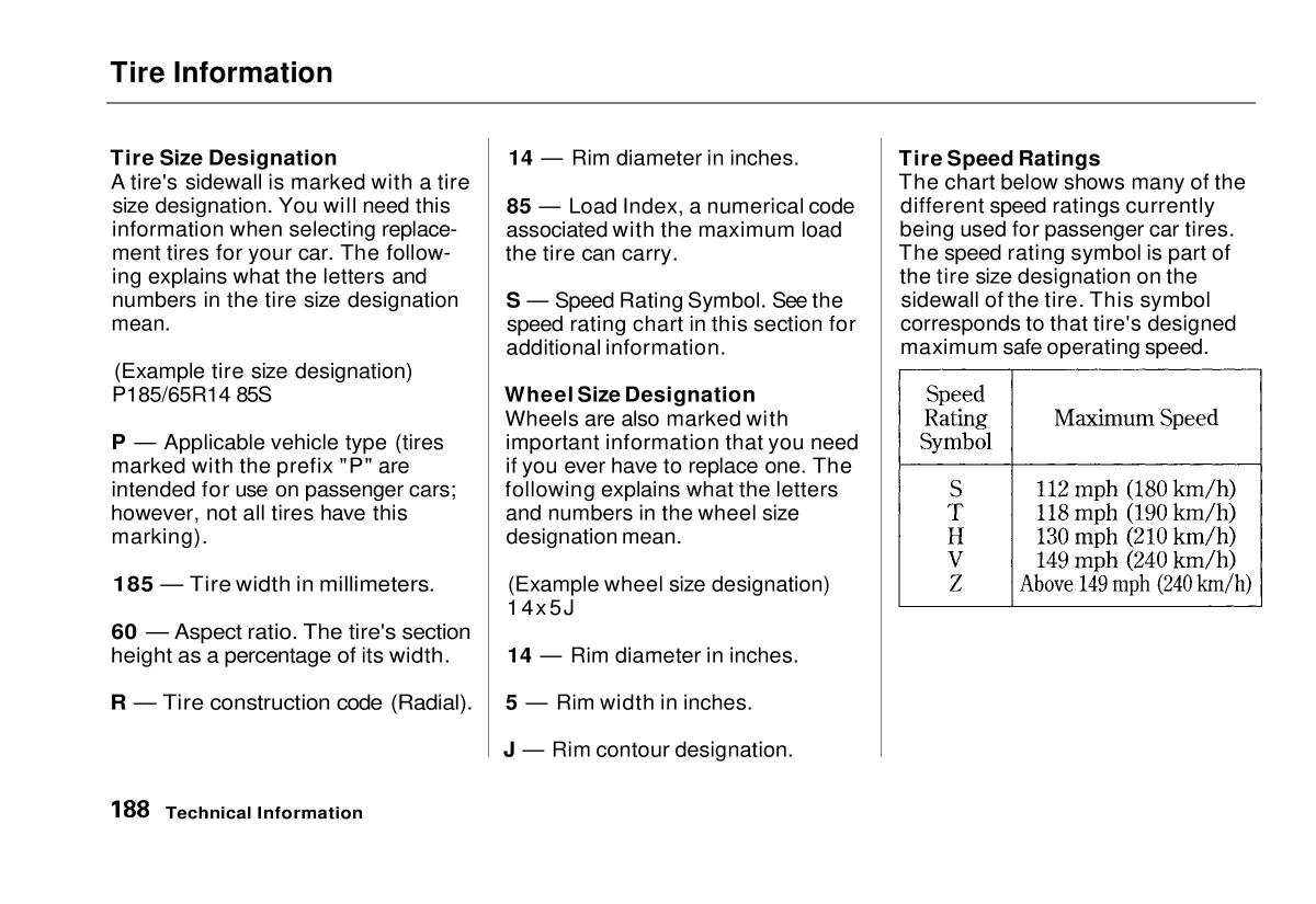 manual  Honda Civic VI 6 Hatchback owners manual / page 183