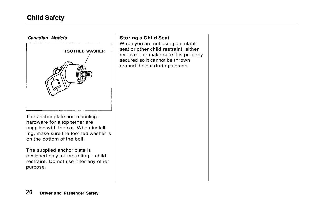 manual  Honda Civic VI 6 Hatchback owners manual / page 24