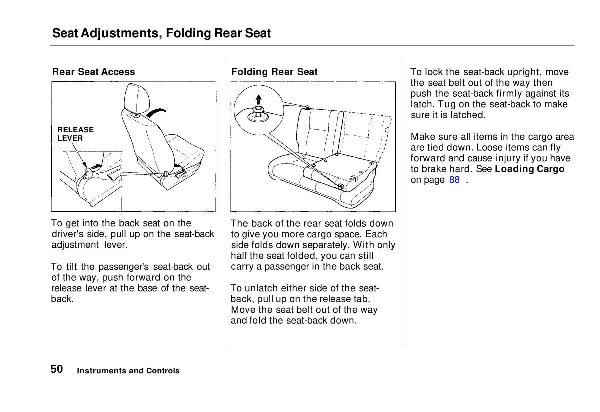 manual  Honda Civic VI 6 Hatchback owners manual / page 47