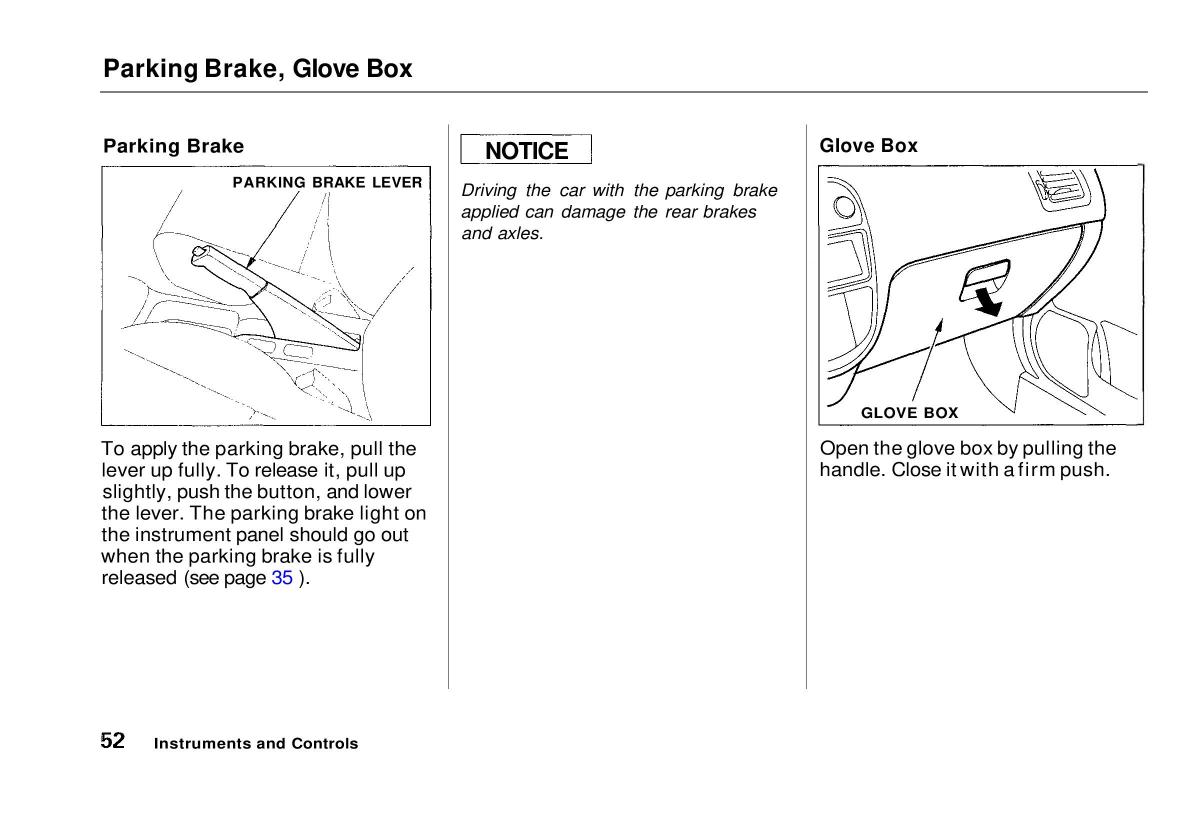 manual  Honda Civic VI 6 Hatchback owners manual / page 49