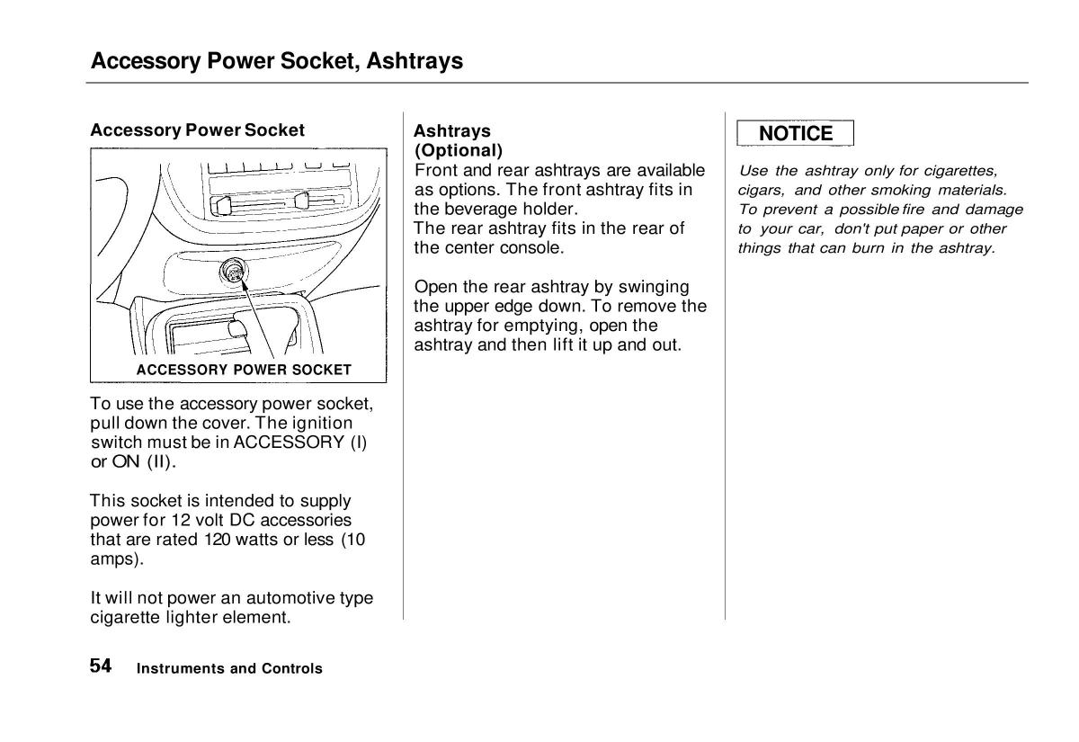 manual  Honda Civic VI 6 Hatchback owners manual / page 51