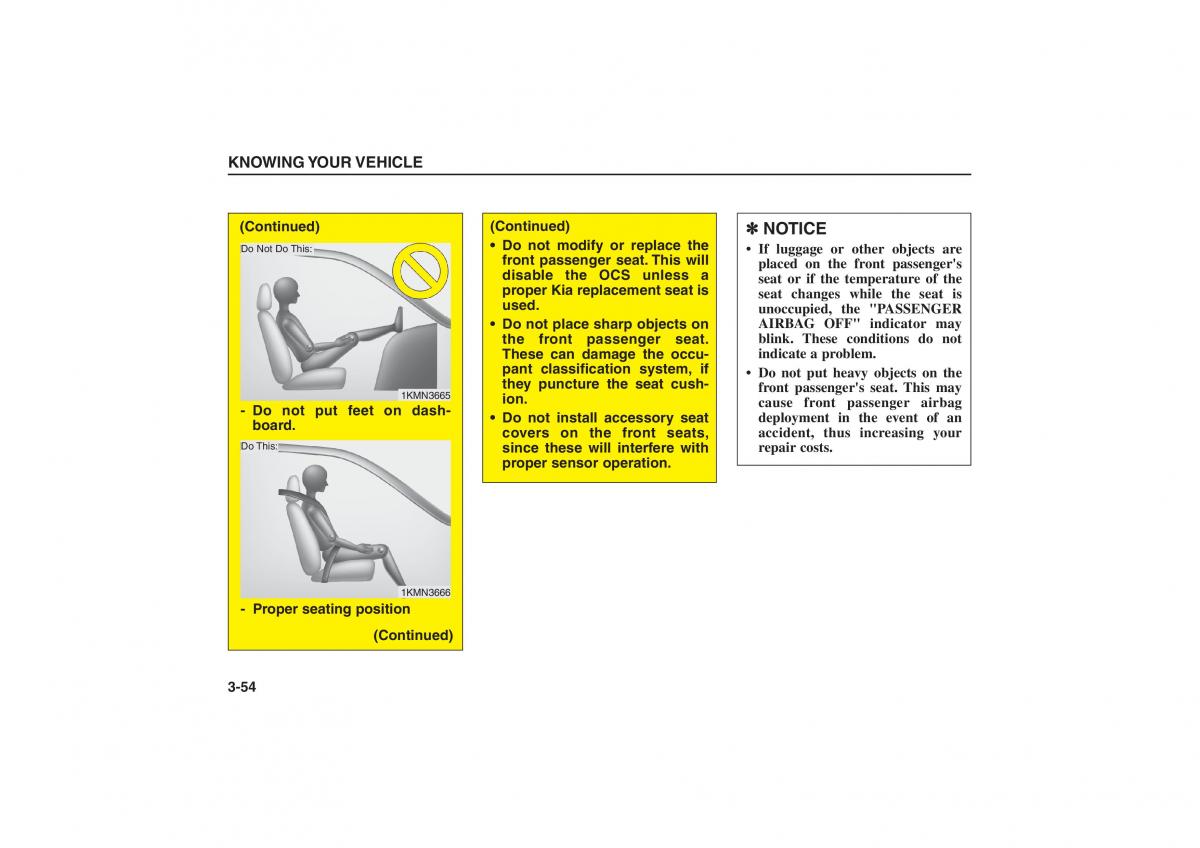 Kia Sorento I 1 owners manual / page 63