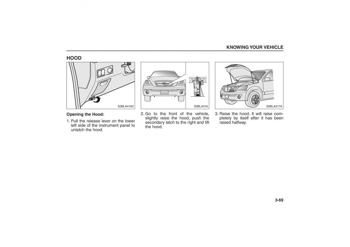 Kia Sorento I 1 owners manual / page 78