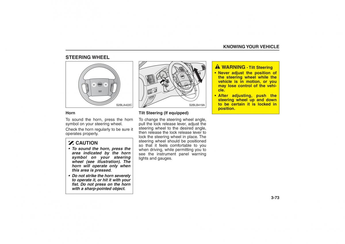 Kia Sorento I 1 owners manual / page 82