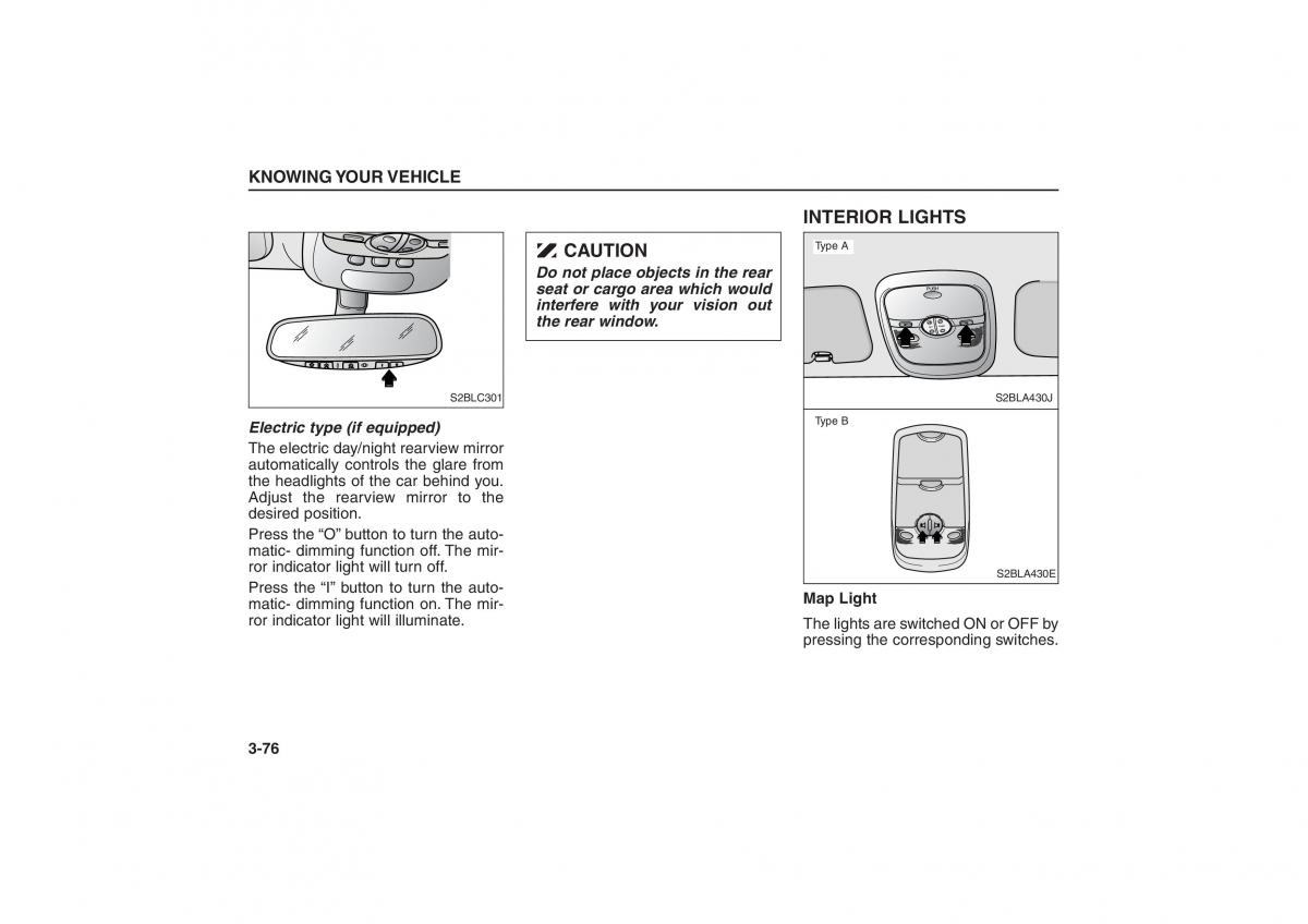 Kia Sorento I 1 owners manual / page 85