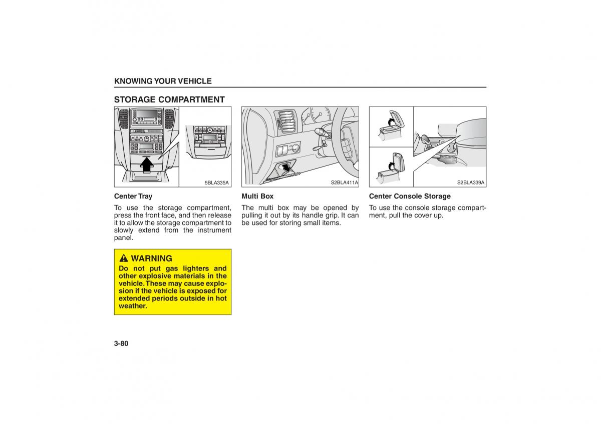 Kia Sorento I 1 owners manual / page 89