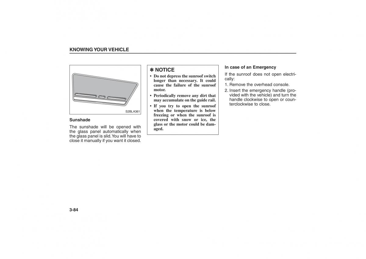 Kia Sorento I 1 owners manual / page 93