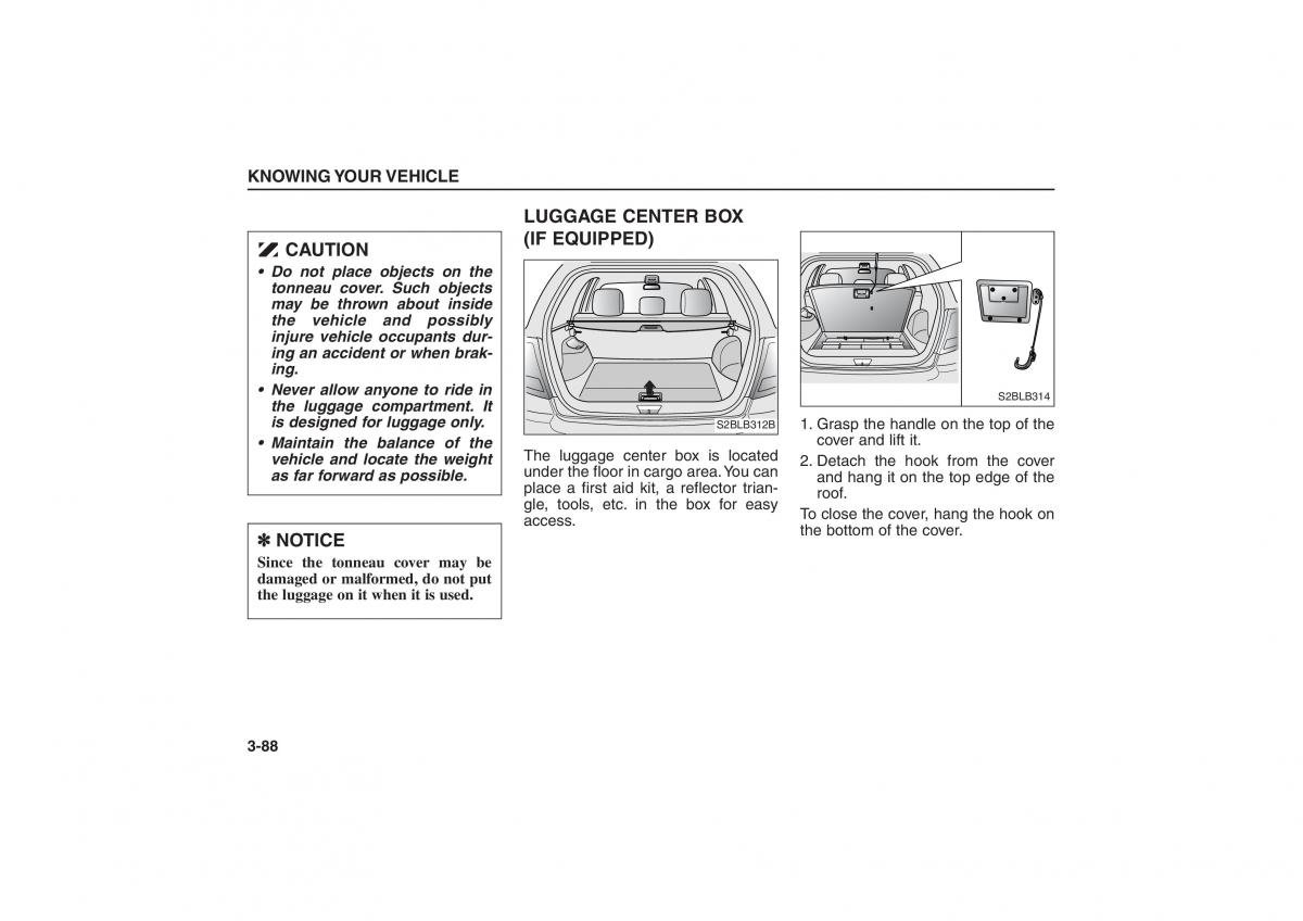 Kia Sorento I 1 owners manual / page 97