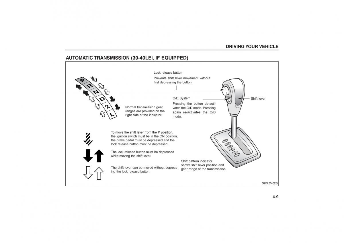 Kia Sorento I 1 owners manual / page 107