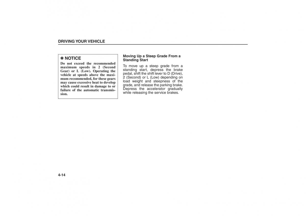 Kia Sorento I 1 owners manual / page 112