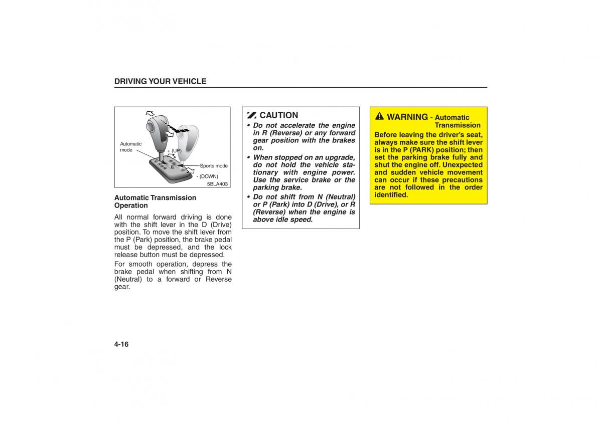 Kia Sorento I 1 owners manual / page 114